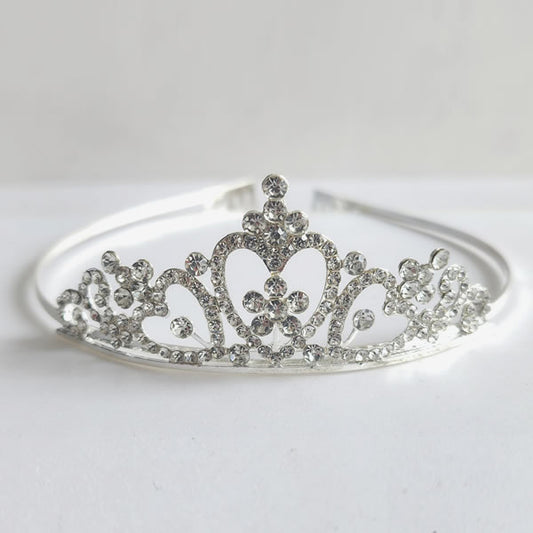 Silver Metal Tiara - S102