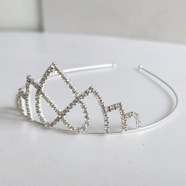 Silver Metal Tiara - S105