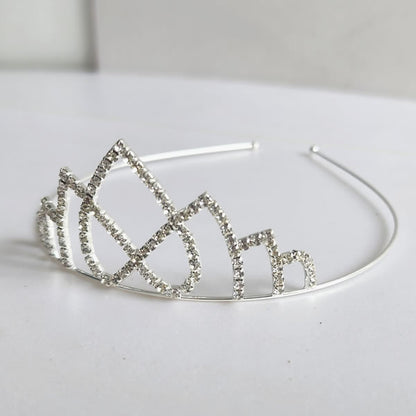 Silver Metal Tiara - S105