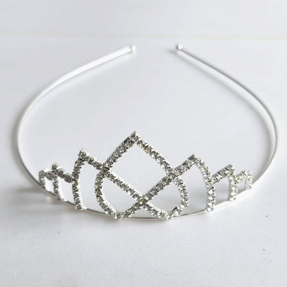 Silver Metal Tiara - S105