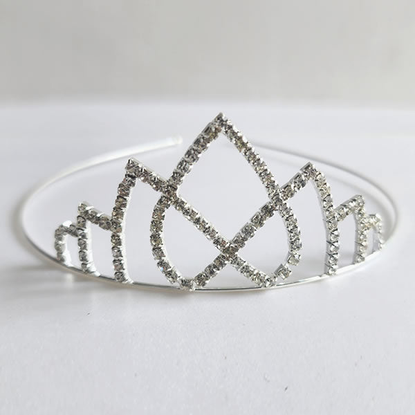 Silver Metal Tiara - S105