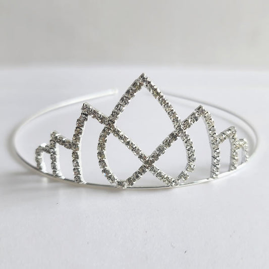 Silver Metal Tiara - S105