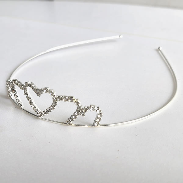 Silver Metal Tiara - S106