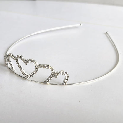 Silver Metal Tiara - S106