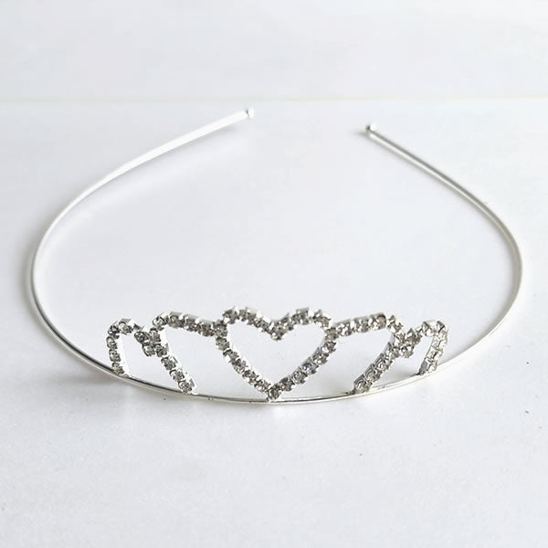 Silver Metal Tiara - S106