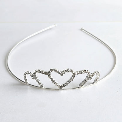 Silver Metal Tiara - S106