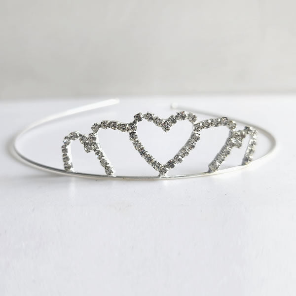 Silver Metal Tiara - S106