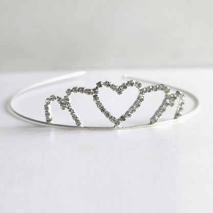 Silver Metal Tiara - S106