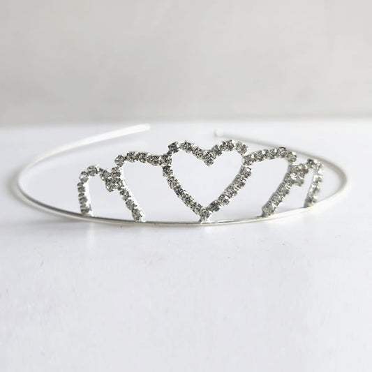 Silver Metal Tiara - S106