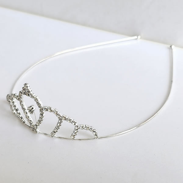 Silver Metal Tiara - S107