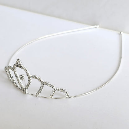 Silver Metal Tiara - S107
