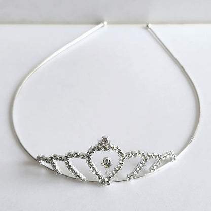 Silver Metal Tiara - S107
