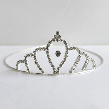 Silver Metal Tiara - S107