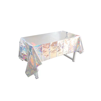 Iridescent Foil Metallic Tablecover