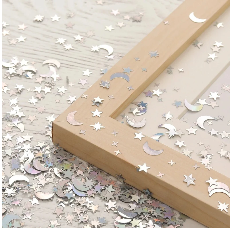 Star Moon Table Confetti Gold & Silver