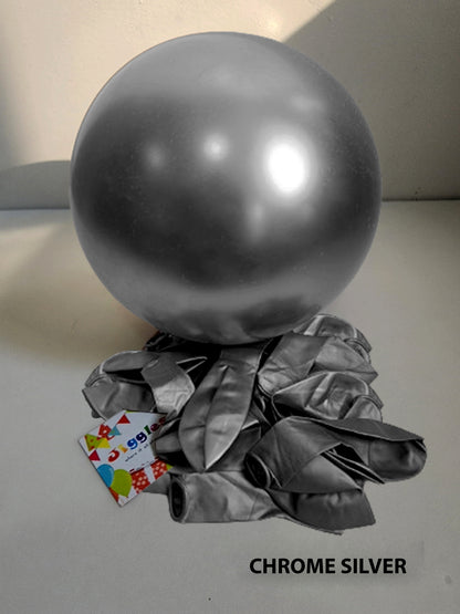 Chrome Silver Balloon