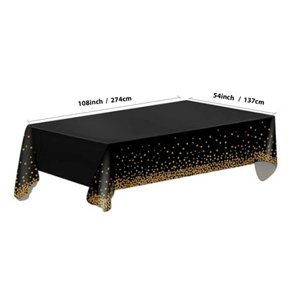 Polka Dot Plastic Table Covers