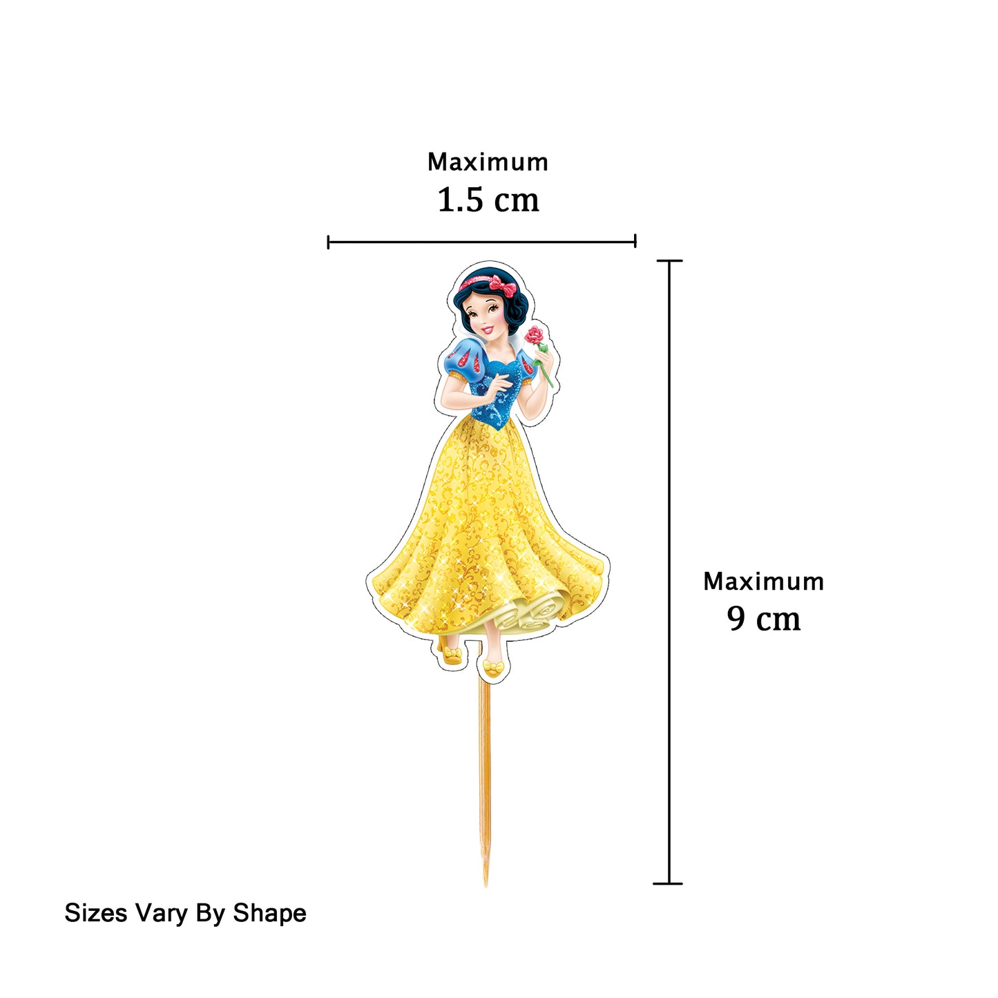 Snow White Princecc Cup Cake Topper