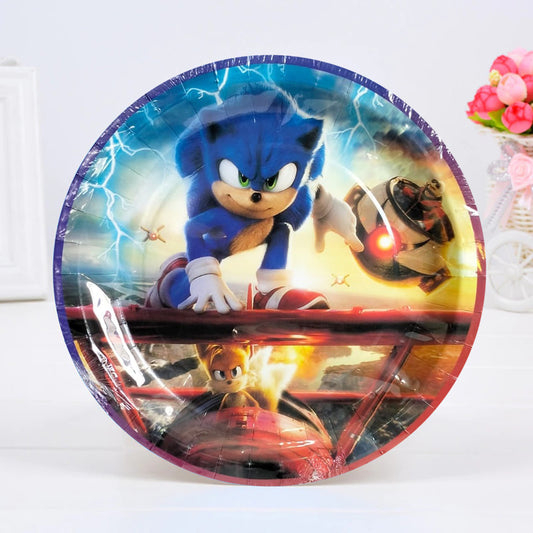 Sonic Paper Plates