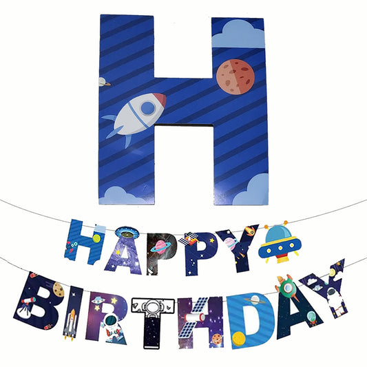 Space Birthday Bunting