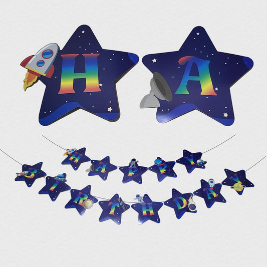 Space Birthday Bunting