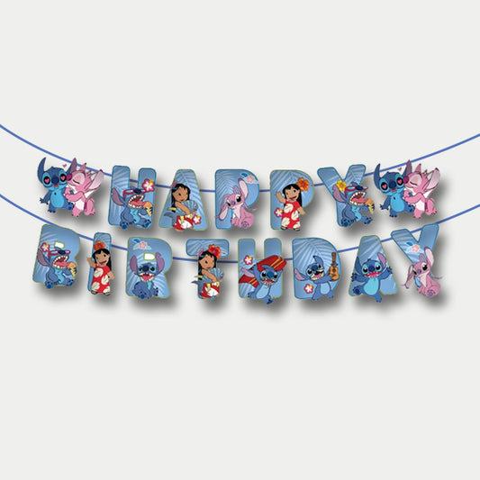 Lilo and Stitch Theme Letter Banner
