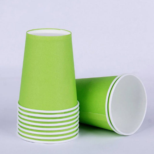 Light Green Paper Cups