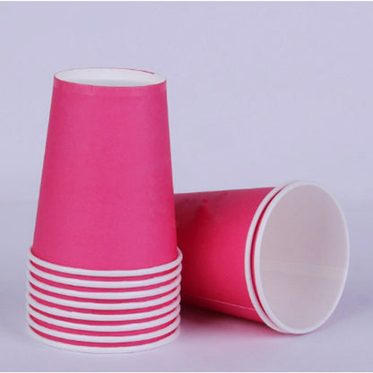 Hot Pink Paper Cups