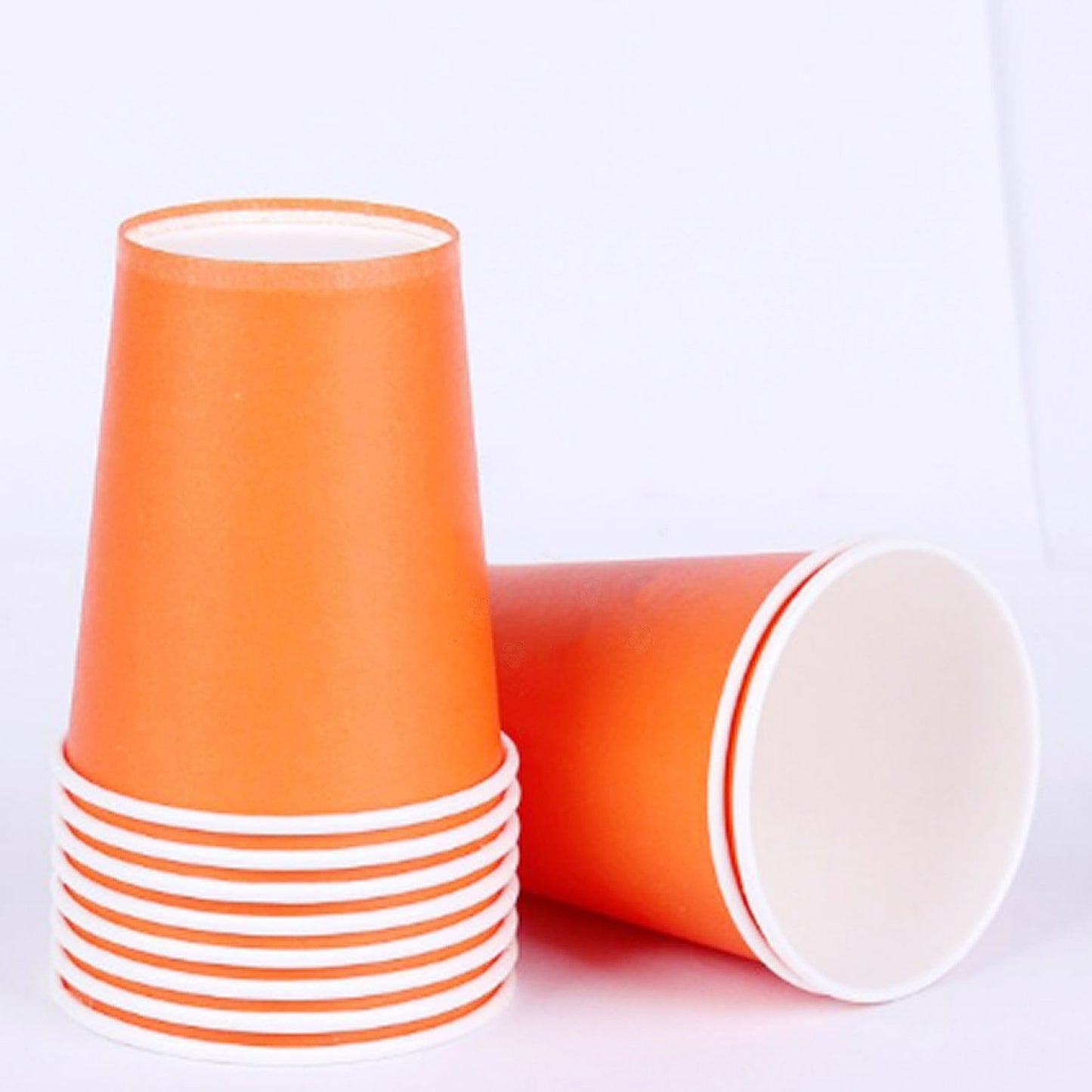 Orange Paper Cups