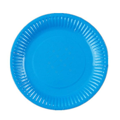 Cerulean Blue Paper Plates