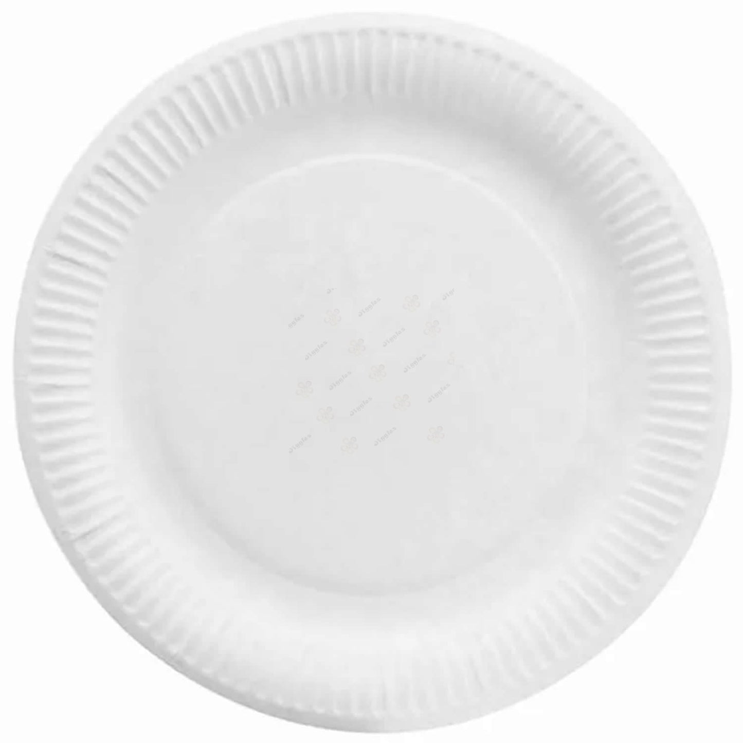 White Paper Plates