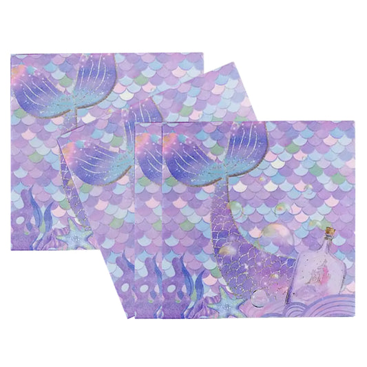 Mermaid Tail Theme Napkin