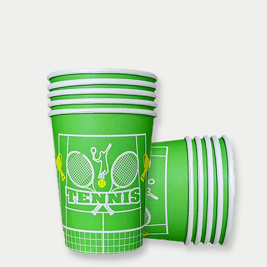 Tennis Theme Paper Cups