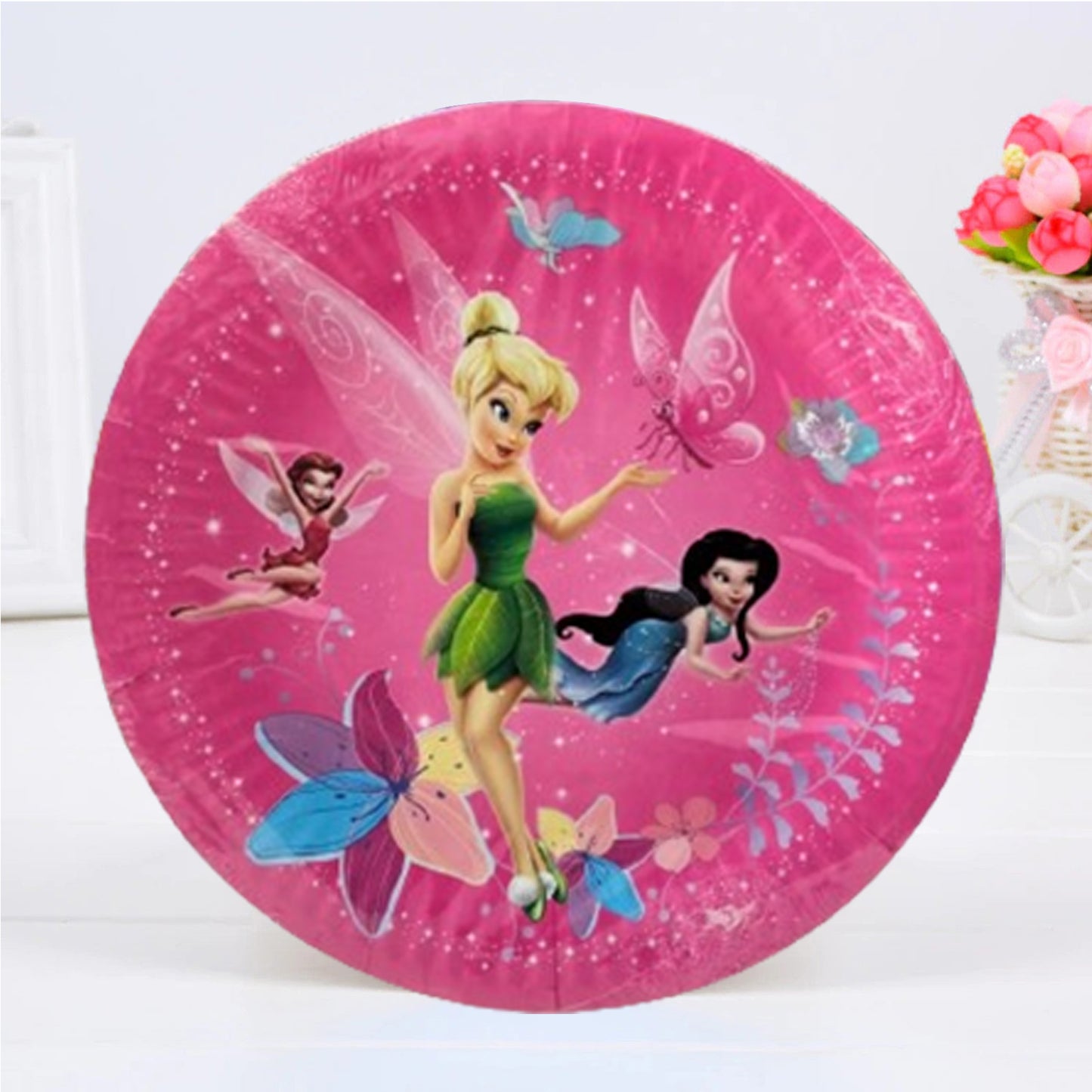 Tinkerbell Theme Paper Plate