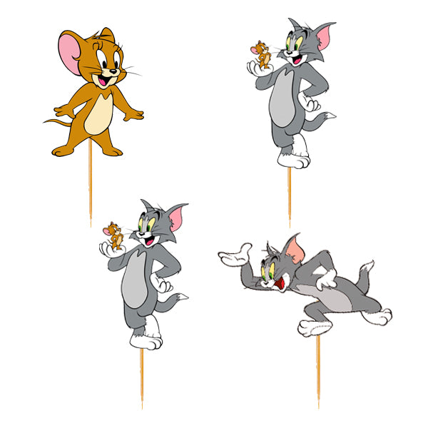 Tom & Jerry Cup Cake Topper