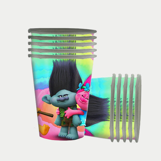 Trolls Themes Paper Cups