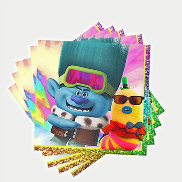 Trolls Themes Napkins