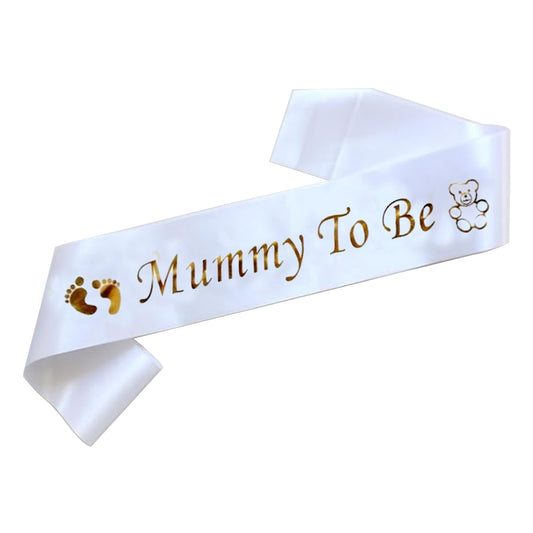 Mummy To Be Sash white