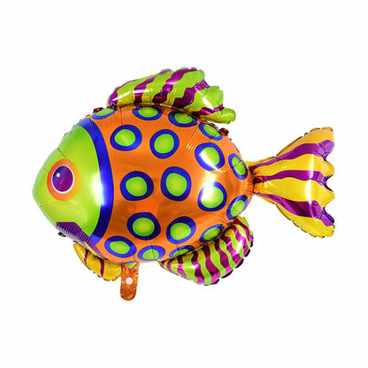 Polka Dot Reef Fish Foil Balloon