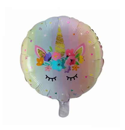 Unicorn Theme Foil Balloon