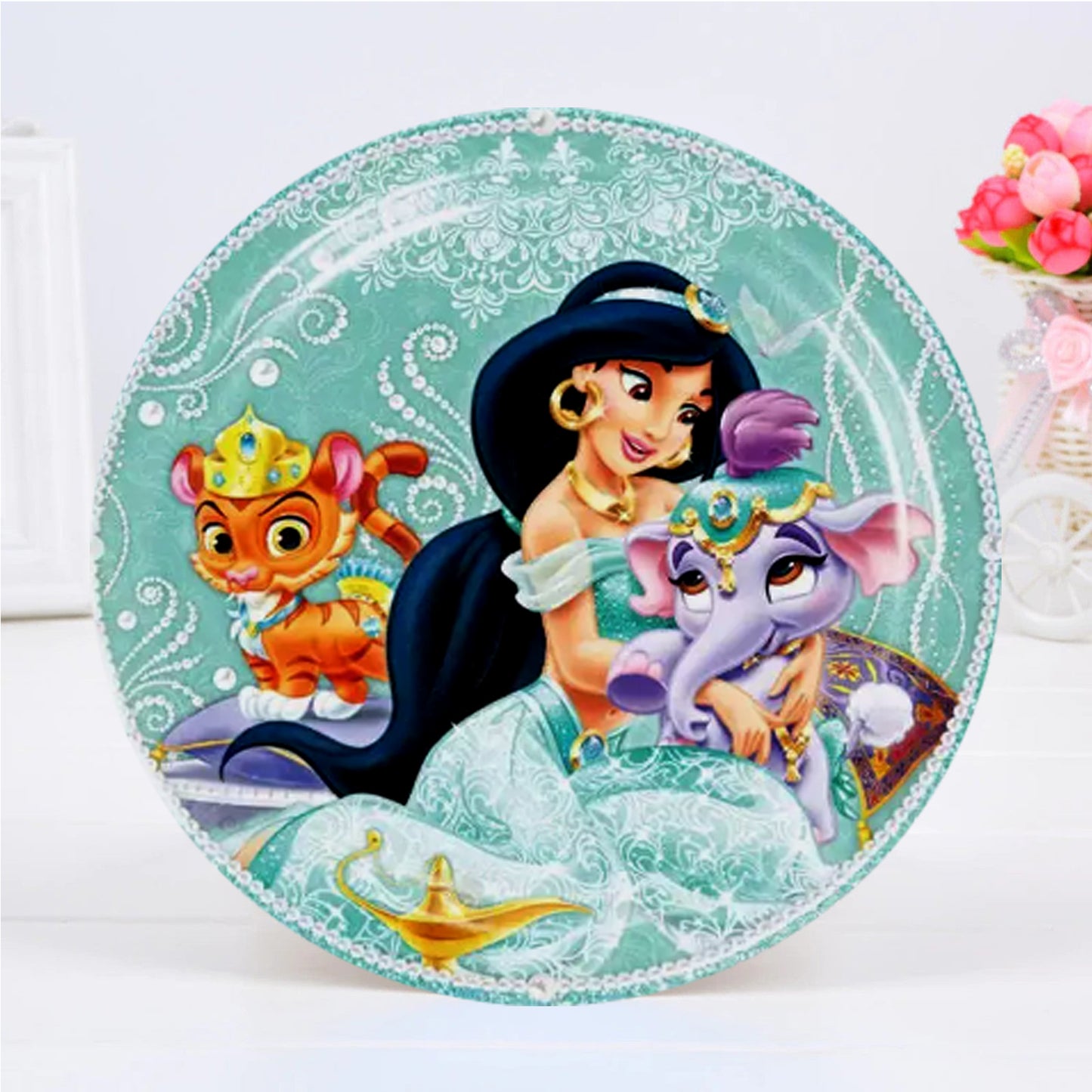 Jasmine Princess Theme Paper Plate