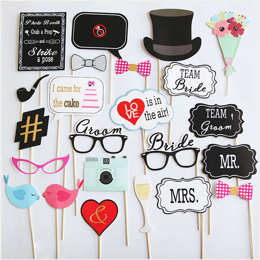 Wedding celebration Photo Props