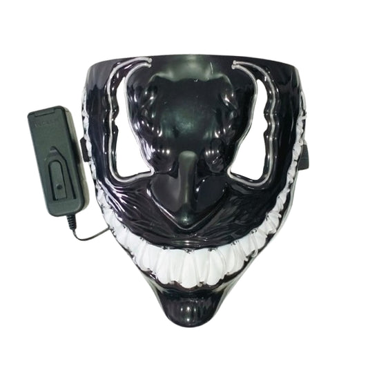 LED White Light up Mask