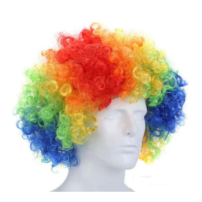 Rainbow Clown Curly Hair Wig