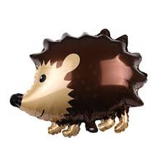 Woodland Hedge Hog Foil Balloon