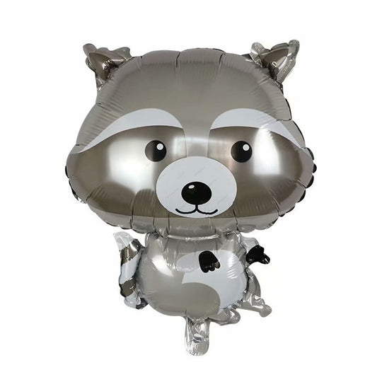 Woodland Raccoon Foil Balloon