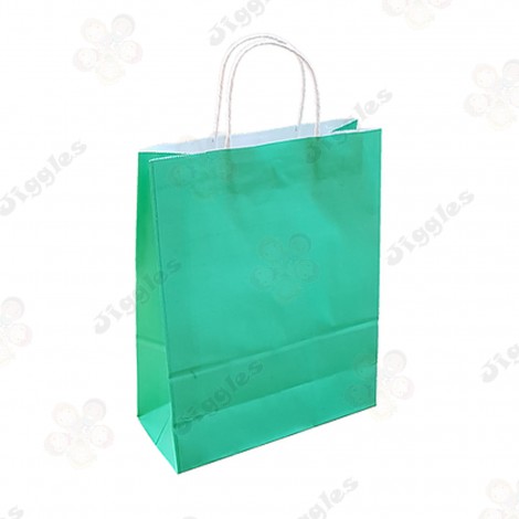 Lime Green Kraft Paper Medium Bag