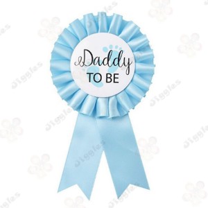 Daddy To Be Badge Blue