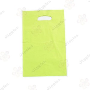 Pastel Green Plastic Loot Bags
