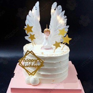 Angel With Wings Cake Topper